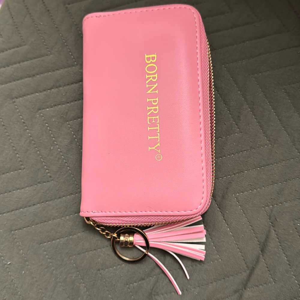 Rare Born Pretty Nail Stamp Plate Wallet with 3 plates